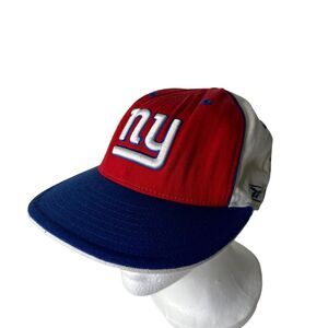 Vintage Reebok Wool Hat New York Giants Colorblock Embroidered Fitted 7‎ 1/4